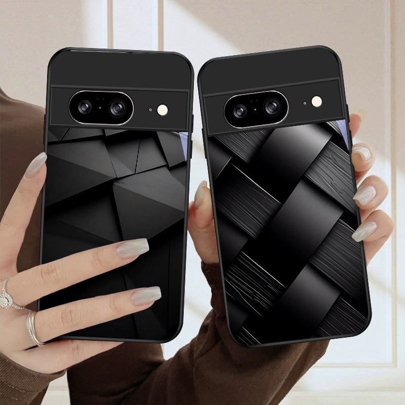 Google Pixel 8A - Cover per telefono in vetro nero